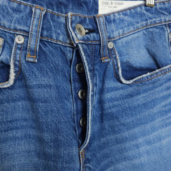 Rag & Bone Rosa Boyfriend Mid-Rise Jeans 25 - Picture 4 of 7